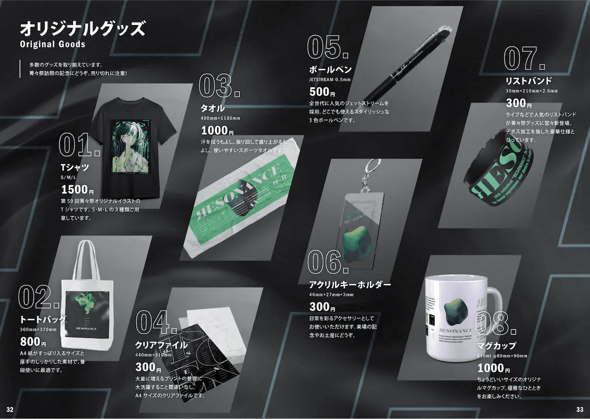 グッズページ